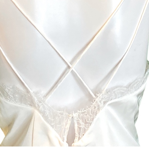 NWT Sachin + Babi Ivory Satin Crepe and Lace Dylan Dress - Sz 4 - Picture 9 of 14